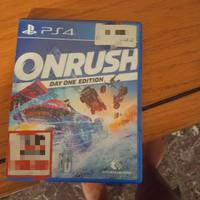 on rush videogioco PS4 gara di macchine