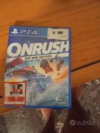 on rush videogioco PS4 gara di macchine