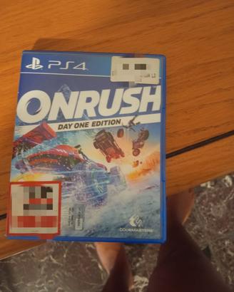on rush videogioco PS4 gara di macchine