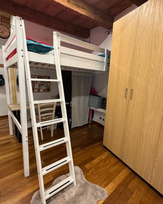 Letto a soppalco ikea stora