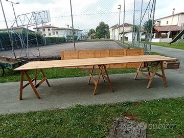 tavoli con cavalletti 