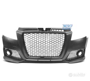 PARAURTI ANTERIORE AUDI A3 8P 08-12 LOOK RS3 NERO 