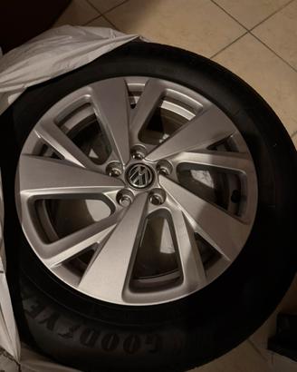 Cerchi 16 Volkswagen Taigo e T-Cross con gomme