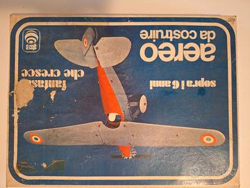 Gioco anni 70 AEREO da COSTRUIRE
