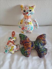 3 cuscini decorativi cameretta bimbi handmade
