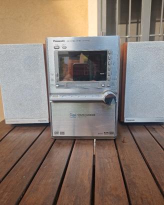 Mini stereo Radio/Cassetta/cd/dvd