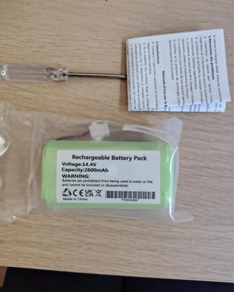 batteria ricaricabile robot aspirapolvere NUOVA