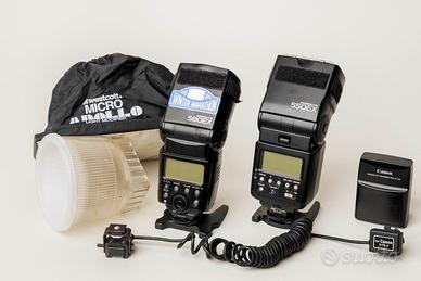 Canon Speedlite Kit 580EX 550EX ST-E2 ETTL