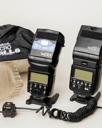 Canon Speedlite Kit 580EX 550EX ST-E2 ETTL