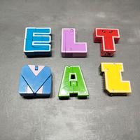 Lotto 6 lettere trasformabili in animali/robot