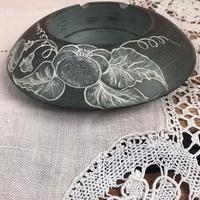 Posacenere in pietra ollare inciso a mano