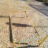 Letto Singolo in Ottone Lucido – Stile Classico ed