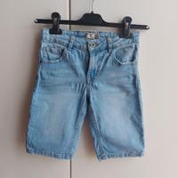 Pantaloncini jeans bambino 7/8 anni cm 128