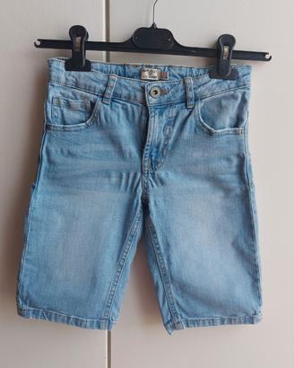 Pantaloncini jeans bambino 7/8 anni cm 128