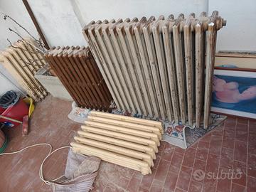 7 termosifoni  di ghisa  buoni senza difetti