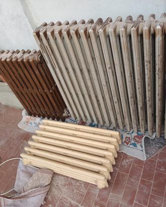 7 termosifoni  di ghisa  buoni senza difetti