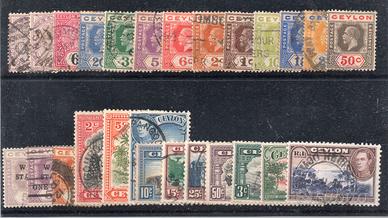 CEYLON FRANCOBOLLI