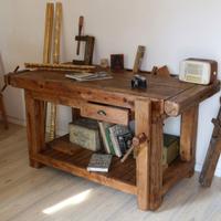 banco falegname artigianale per arredo