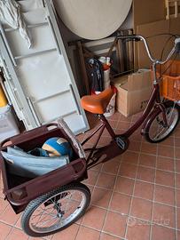 BICICLETTA A TRE RUOTE NUOVA.