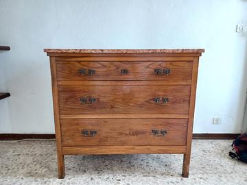 Comò Belle Époque Originale 1900 | Marmo Naturale