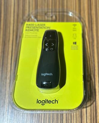 Logitech R400 puntatore wireless RF Nero