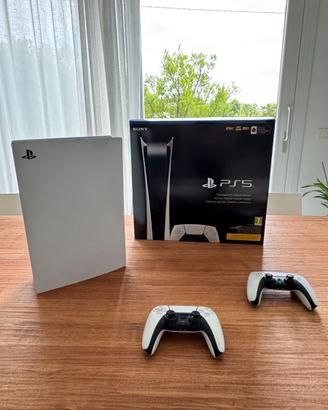 PS5 Digital + 2 DualSense Originali |Pari al Nuovo