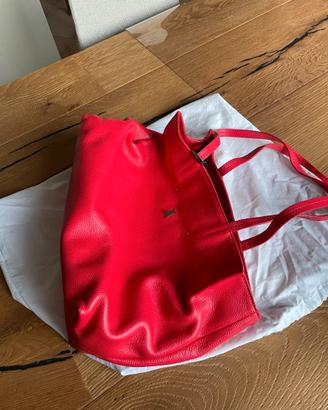 BORSA ROSSA PATRIZIA PEPE IN PELLE