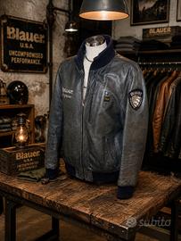 Giacca in vera pelle  Blauer