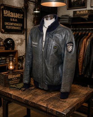 Giacca in vera pelle  Blauer