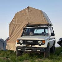 Tenda con veranda da tetto