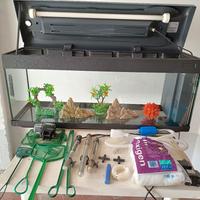 Acquario 120 litri. Lunghezza 100cm larghezza 30, 