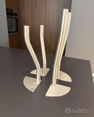 Set Portacandele in acciaio Progetti People -40%