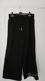 Pantaloni H&M gessati grigio scuro donna