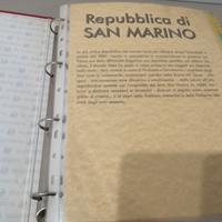 Lotto 570 francobolli + 4 foglietti San Marino