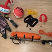 Attrezzatura pesca subacquea