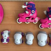 kit OXELO Roller Blade +  Caschetto+ Protezioni 