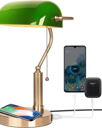 Lampada da Scrivania Vintage,Lampada da Tavolo Ric