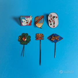 Lotto 6 spillette vintage