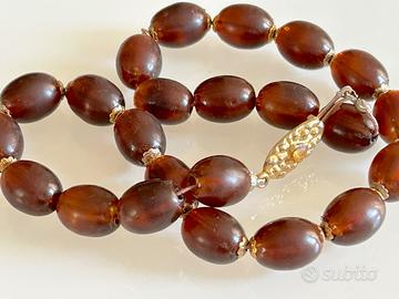 Bracciale bachelite colore ambra