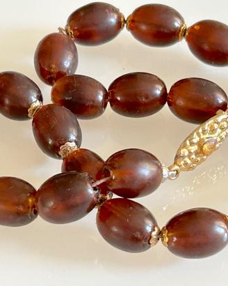 Bracciale bachelite colore ambra