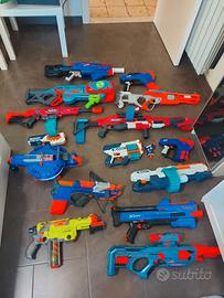 lotto fucili e blaster nerf / xshot