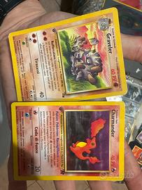 Charmander e Graveler 1^Edizione Italiana