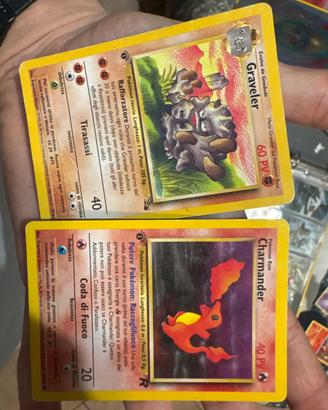 Charmander e Graveler 1^Edizione Italiana