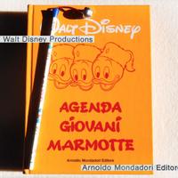 Disney Vintage 1977 AGENDA Giovani Marmotte Fumett