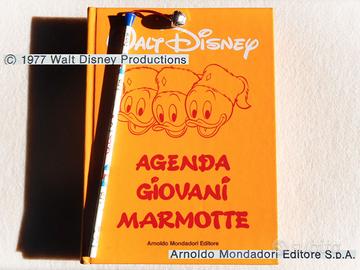 Disney Vintage 1977 AGENDA Giovani Marmotte Fumett