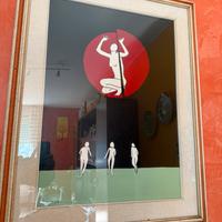 Quadro del 78’timbro casa d’arte e firma d’autore