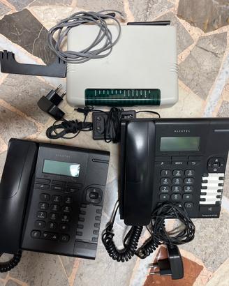 Telefoni centralino e amplificatore wind