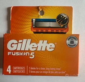 Gillette Fusion5-Testine per Rasoio,Set di 4 Pezzi