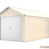 Capanno container box acciaio 360x762 beige