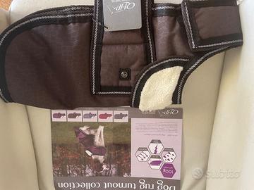 Cappottino impermeabile per cane QHP, dorso 35 cm